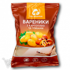 Вареники «Три Ведмеді» з картоплею та грибами 800г