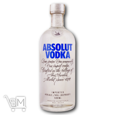 Сравнить цены на Водка «Absolut» 40% 0,5л