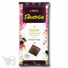Шоколад «АВК» «Fructosio» чорний з фруктозою 90г