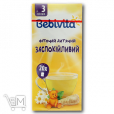 Фіточай «Bebivita» заспокійливий для дітей з 3 місяців 30г
