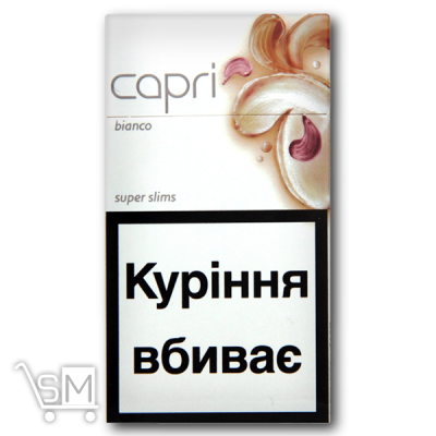 Сравнить цены на Цигарки «Capri» «Bianco»
