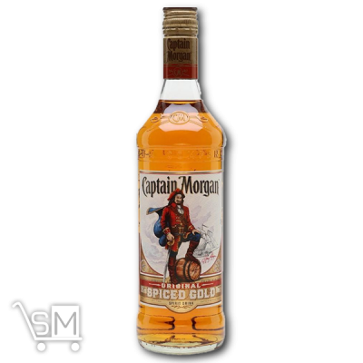 Сравнить цены на Ром «Captain Morgan» «Spiced Gold» пряный 35% 1л