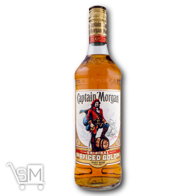 Сравнить цены на Напиток на основе рома «Captain Morgan» «Spiced Gold» 35% 0,5 л