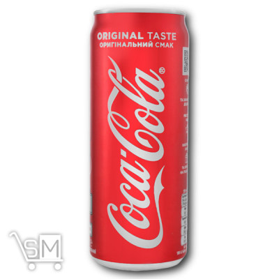 Сравнить цены на Напій «Coca-Cola» безалкогольний сильногазований 330мл з/б