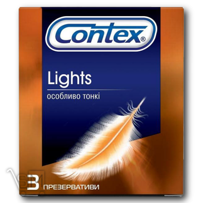 Сравнить цены на Презервативи «Contex» «Lights» латексні з силіконовою змазкою 3шт