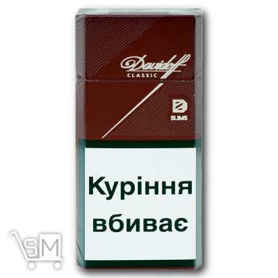 Сравнить цены на Цигарки «Davidoff Classic» «Slims»