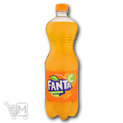 Сравнить цены на Напиток «Fanta» с апельсиновим соком безалкогольный сильногазированный 1л