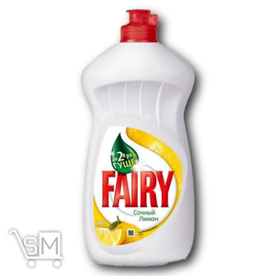 Сравнить цены на Средство для мытья посуды «Fairy» «Сочный лимон» 0,5л