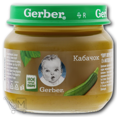 Сравнить цены на Пюре «Gerber» «Кабачок» 80г