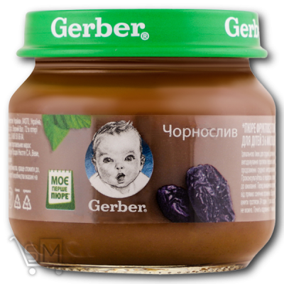 Сравнить цены на Пюре «Gerber» «Чернослив» 80г