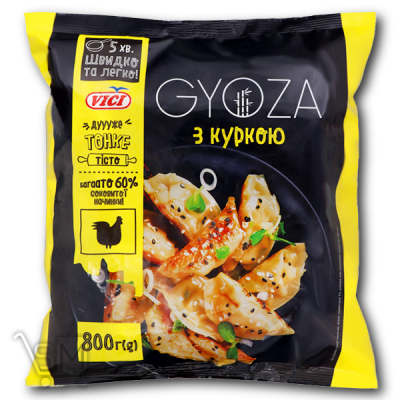Сравнить цены на Гіоза «Vici» «Gyoza» з куркою 800г