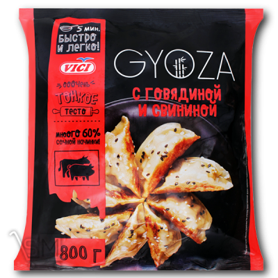 Сравнить цены на Гіоза «Vici» «Gyoza» з яловичиною та свининою 800г