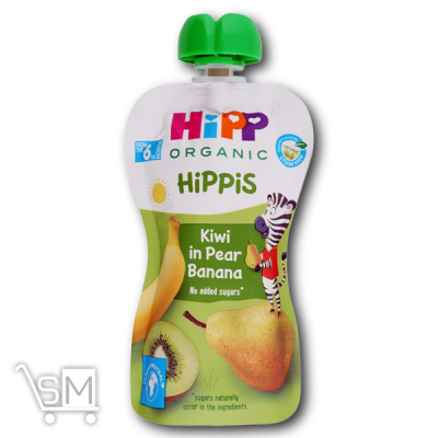 Сравнить цены на Пюре «HiPP Hippis» «груша-банан-киви» 100г