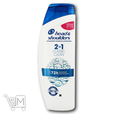 Сравнить цены на Шампунь и кондиционер  «Head & Shoulders» 2в1 основной уход против перхоти360 мл