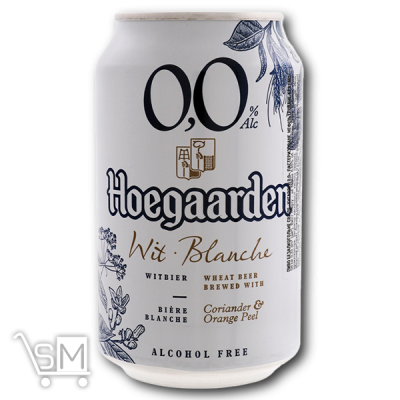 Сравнить цены на Пиво «Hoegaarden» светлое безалкогольное 0,33л ж/б