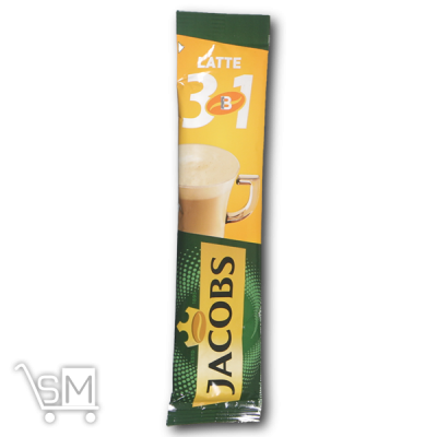 Сравнить цены на Растворимый кофе «Jacobs» «Latte» 3в1 13g