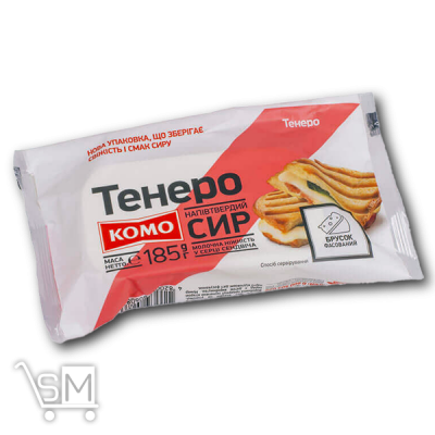 Сравнить цены на Сыр «Комо» «Тенеро» полутвердый 50% 185г