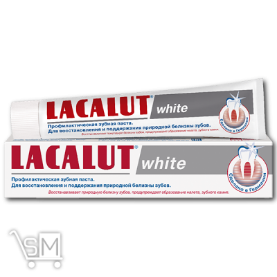 Сравнить цены на Зубная паста «Lacalut» «White» 75мл