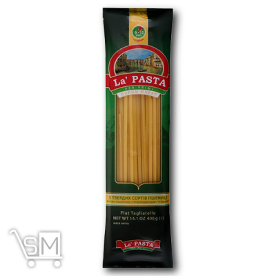 Сравнить цены на Макаронные изделия «La Pasta» «Per Primi» Лапша длинная 400г