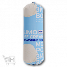 Морозиво «Лімо» «Ice Cream» класичне біле 1кг Морозиво «Лімо» «Ice Cream» класичне біле 1кг