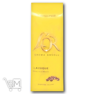 Сравнить цены на Кава «L'or» «Crema Absolute» «Classic» в зернах 500г