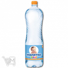 Вода мінеральна «Малятко» для дітей від народження негазована 1500мл