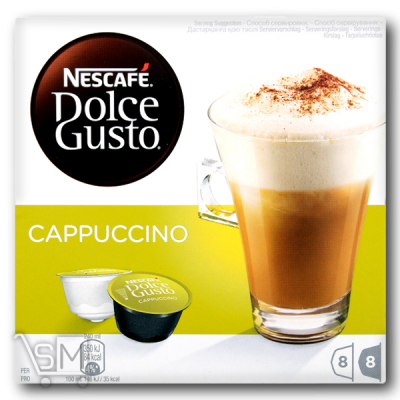 Сравнить цены на Кава «Nescafe» «Dolce Gusto Cappuccino» в капсулах 16 шт 186,4г