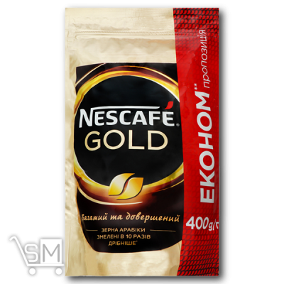 Сравнить цены на Кофе «Nescafe» «Gold» растворимый 400г