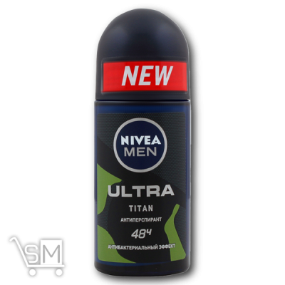 Сравнить цены на Дезодорант шариковый «Nivea» «Men» «Ultra Titan» 50мл