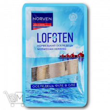 Сельдь филе «Norven» «Lofoten» в масле 240г