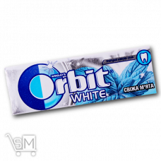 Жевательная резинка «Orbit» «Белоснежный» «Освежающая мята» 14г