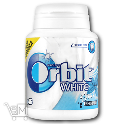 Сравнить цены на Жувальна гумка «Orbit  White» «Свіжа мята» 64г