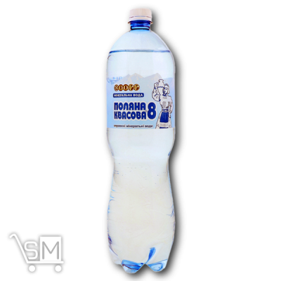 Сравнить цены на Вода минеральная «Поляна Квасова-8» газированная 1,5л