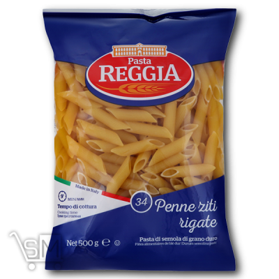Сравнить цены на Макаронные изделия «Pasta Reggia» 34 «Pene Ziti Rigati» Перо 500г