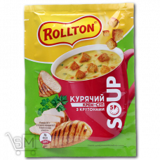 Суп курячий «Ролтон» з крутонами 17г Суп курячий «Ролтон» з крутонами 17г