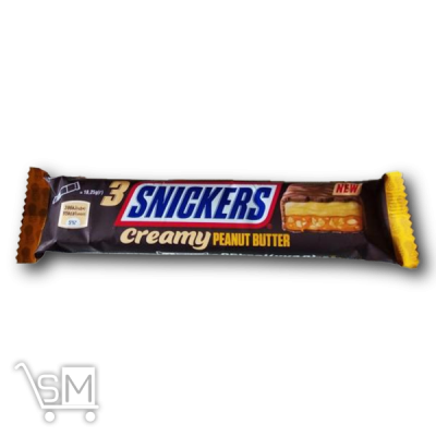 Сравнить цены на «Snickers» «Creamy» с арахисовым маслом 54,75г