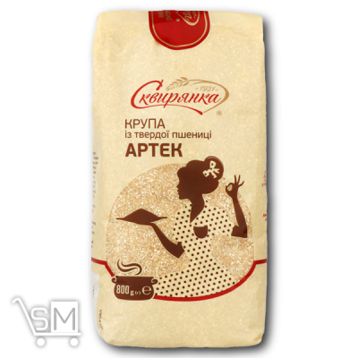 Сравнить цены на Крупа пшенична «Артек» «Сквирянка» із твердих сортів 800г