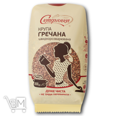 Сравнить цены на Крупа гречана ядриця «Сквирянка» 800г