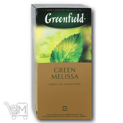 Сравнить цены на Чай зеленый с мелиссой «Greenfield» «Green Melissa» 25 п. 37,5г