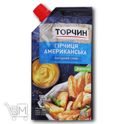 Сравнить цены на Гірчиця «Торчин» «Американська» 130г