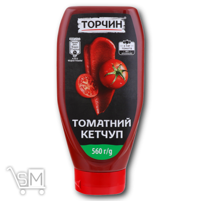 Сравнить цены на Кетчуп «Торчин» «Томатний» 560г