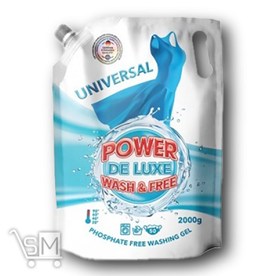 Сравнить цены на Гель для прання Power De Luxe універсальний 2кг