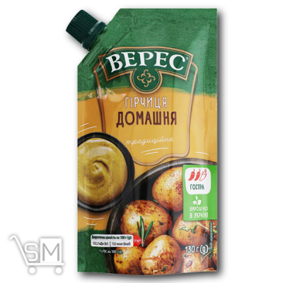 Сравнить цены на Гірчиця «Верес» Домашня 130г