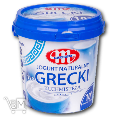 Сравнить цены на Йогурт «Греческий» «Mlekovita» 10% 1кг