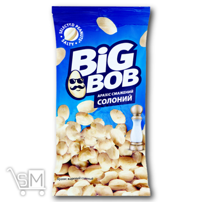 Сравнить цены на Арахис «Big Bob» жареный соленый 60г