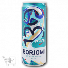 Вода минеральная «Borjomi» сильногазированная ж/б 0,33л