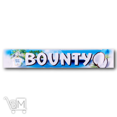 Сравнить цены на Батончик «Bounty» в молочно-шоколадной глазури с кокосовой начинкой 57г
