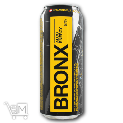 Сравнить цены на Напій енергетичний «Bronx» слабоалкогольний з/б 8% 0,5л