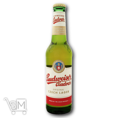 Сравнить цены на Пиво «Budweiser» «Budvar» світле 5% 0,33л