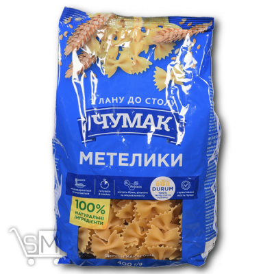 Сравнить цены на Макаронні вироби «Чумак» «Метелики» 400г